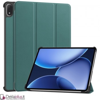 Dirbtinės odos atverčiamas dėklas - žalias (Oneplus Pad 3)